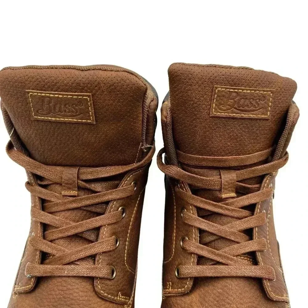 G.H.Bass NEW Mens 12 Walking Casual Lace Up Ankle Desert Boots 2 Tone Brown Tan